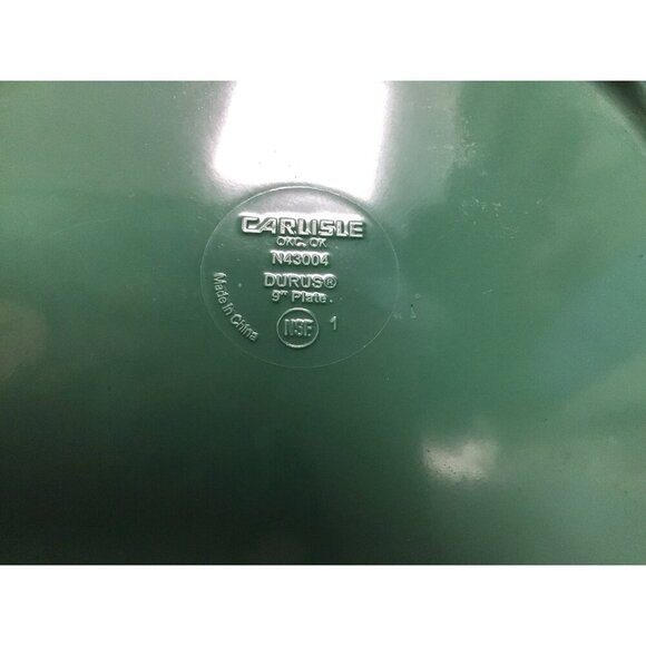 8 Pc Lot Vintage Carlisle Durus Melamine Food Service Plates Fun Colors! 🩵 - Picture 4 of 4